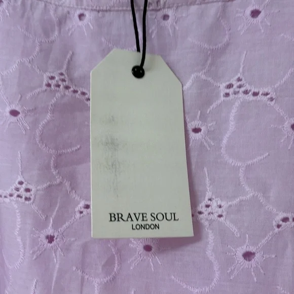 NWT Lilac Embroidered Mini Skirt - Picture 7 of 7